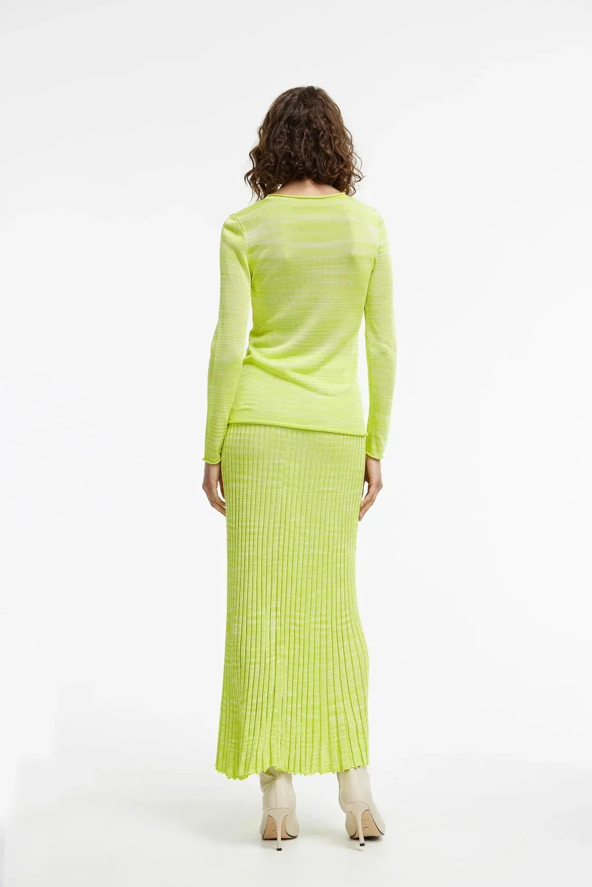 Kinney Alexis Top in Lime Punch Mix - Image 3
