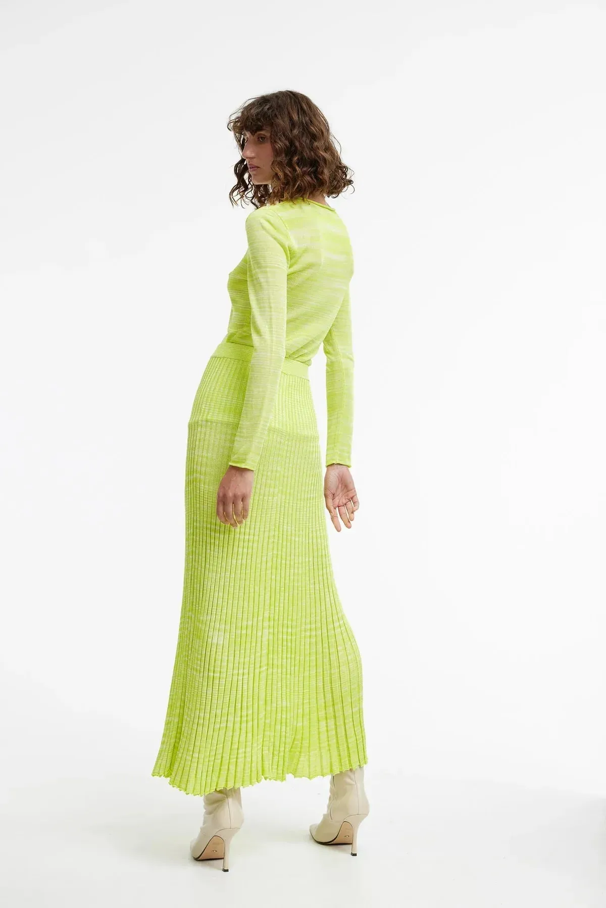 Kinney Alexis Top in Lime Punch Mix - Image 5