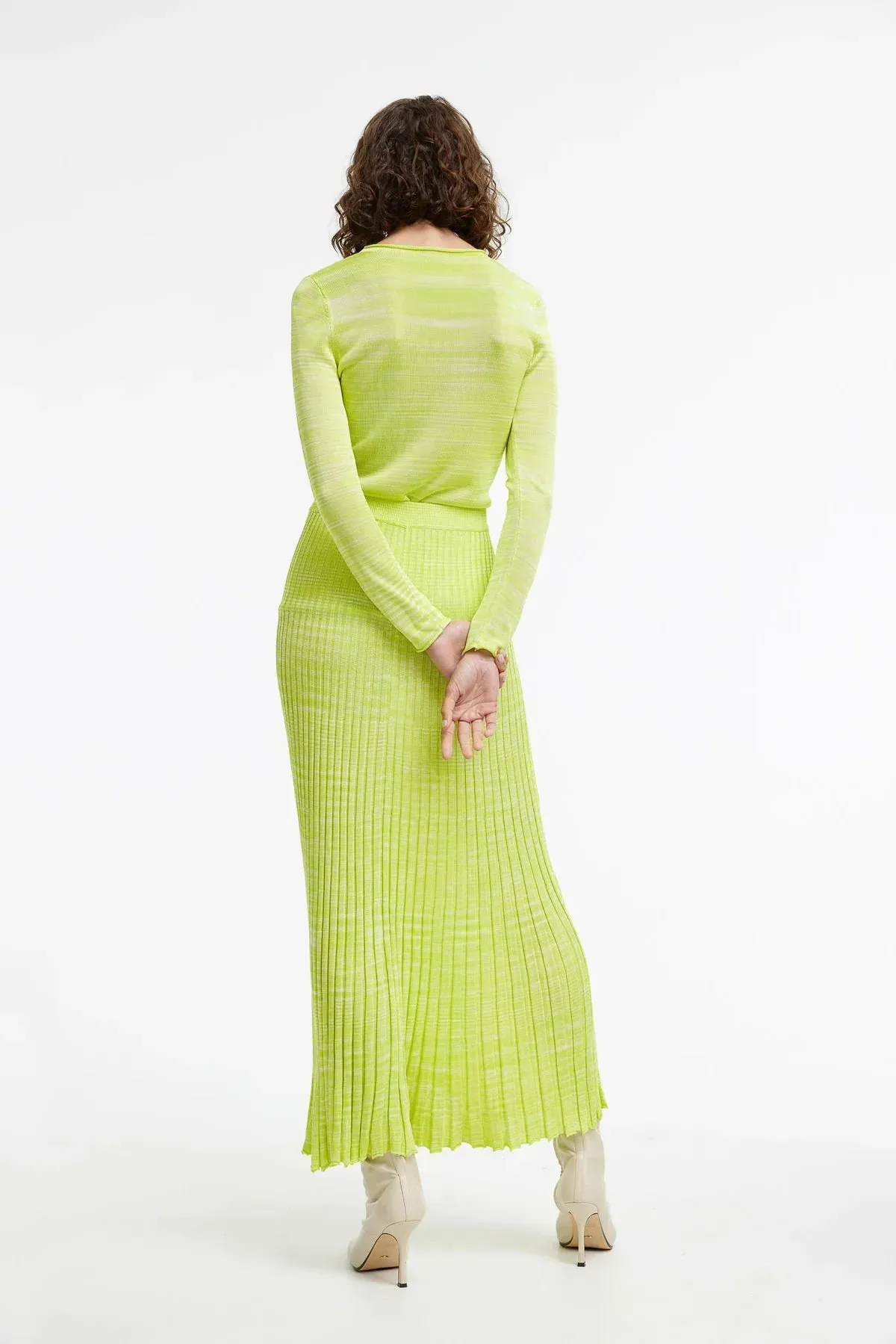 Kinney Alexis Top in Lime Punch Mix - Image 6