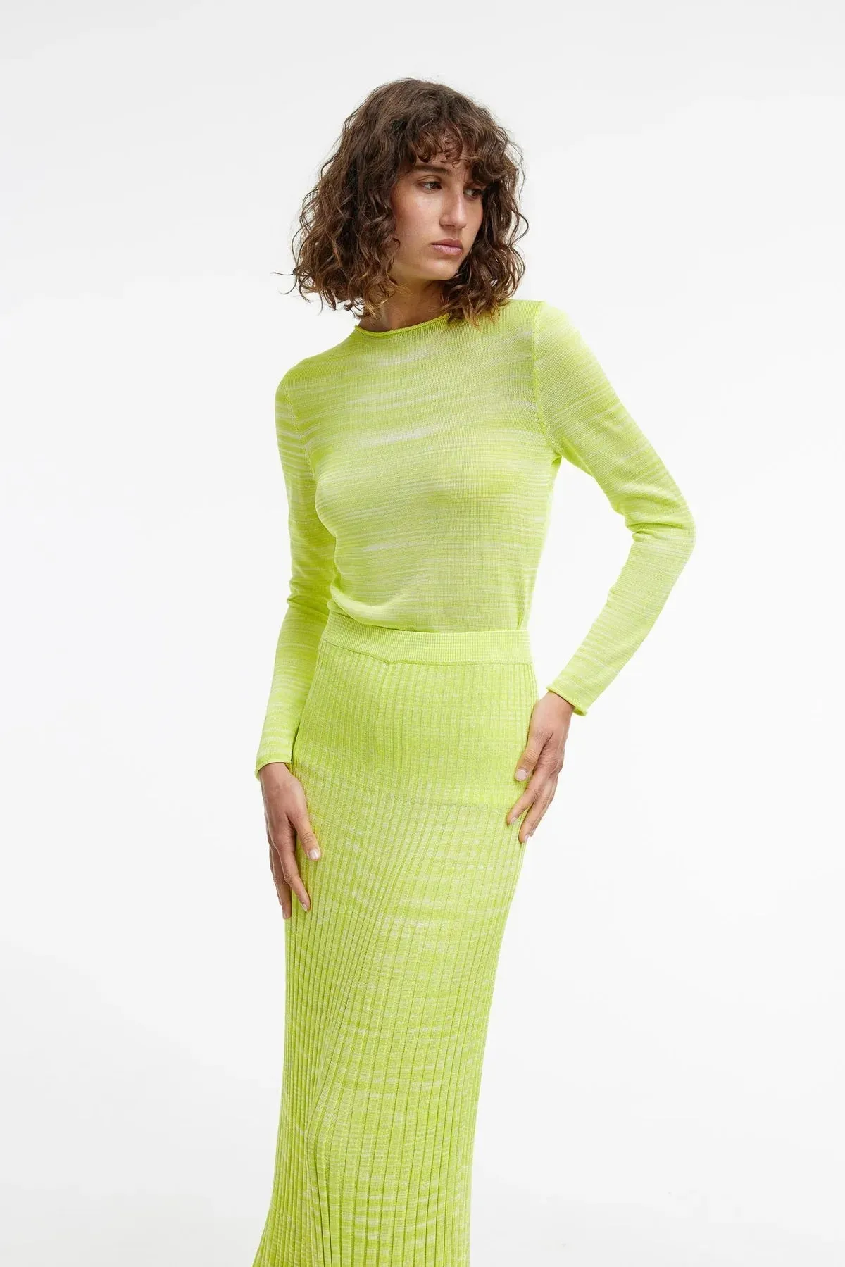 Kinney Alexis Top in Lime Punch Mix - Image 8