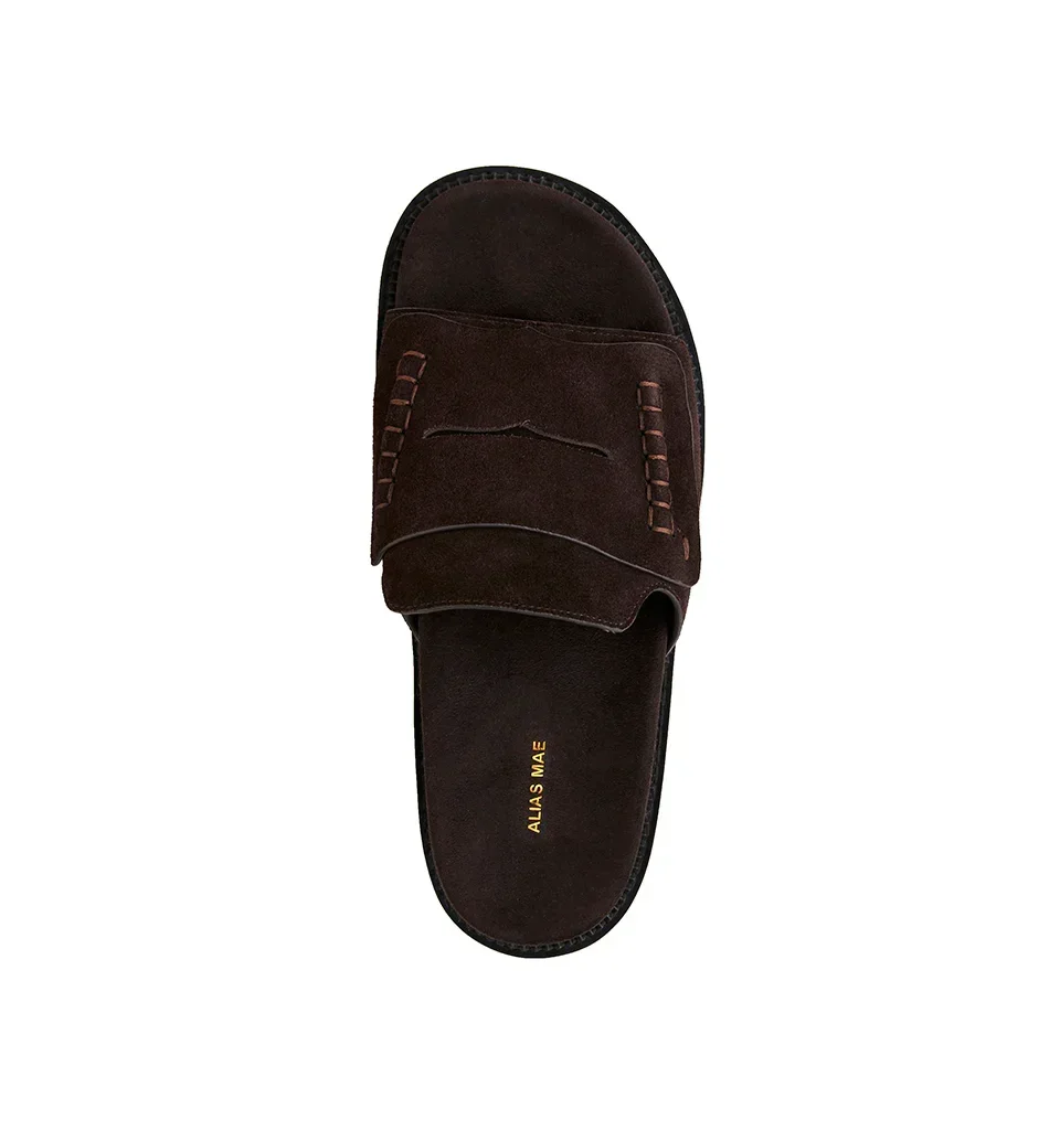 Alias Mae Pari Slide in Choc Suede - Image 5