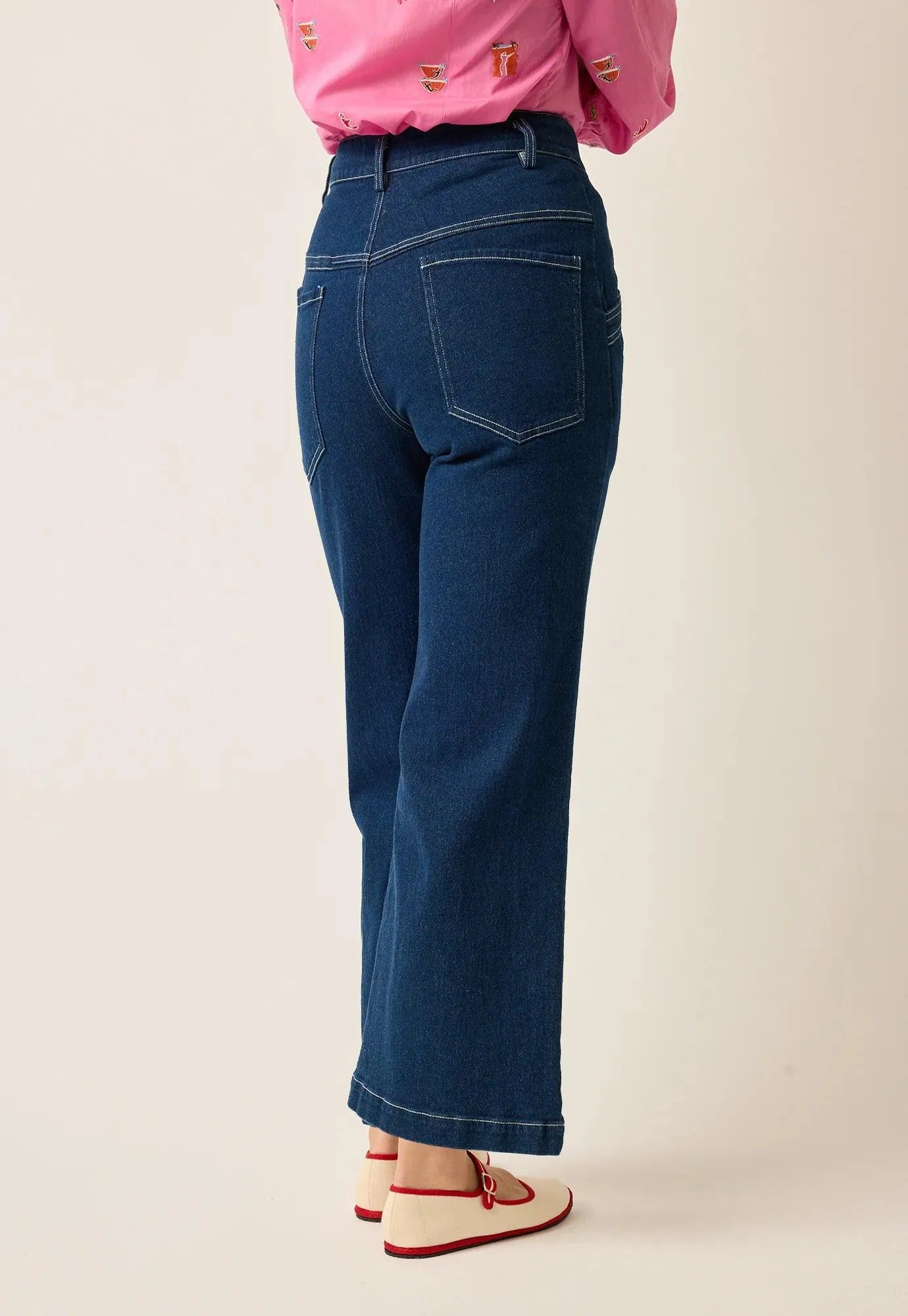 Nancybird Aurora Pant in Denim - Image 6