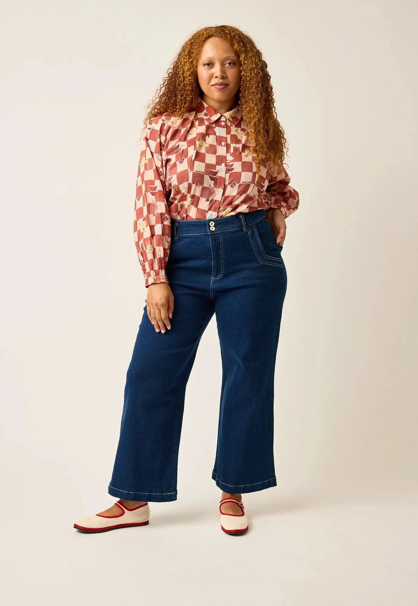 Nancybird Aurora Pant in Denim - Image 7