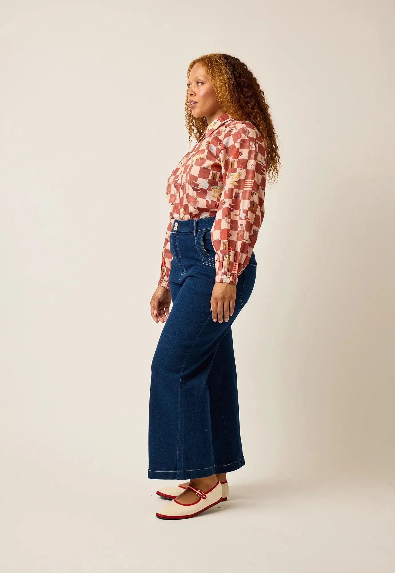 Nancybird Aurora Pant in Denim - Image 8