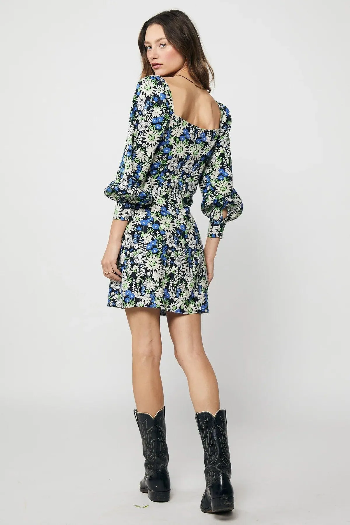 Rue Stiic Britt Mini Dress in Flores De Sol - Final Sale - Image 3