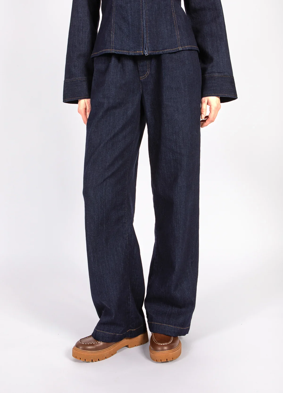CC Heart Kalani Denim Pant Dark Denim Blue - Image 2