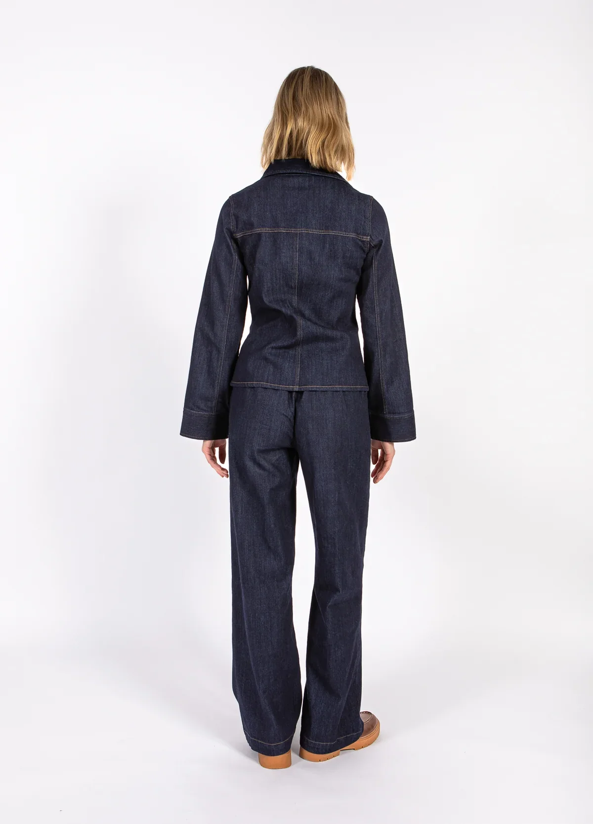 CC Heart Kalani Denim Pant Dark Denim Blue - Image 4