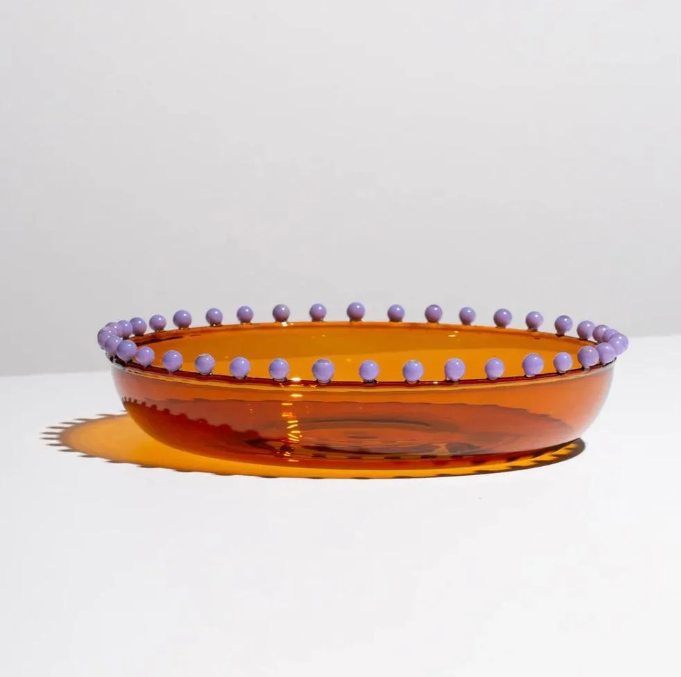 Fazeek Wave Pearl Platter in Amber and Lilac - Image 3