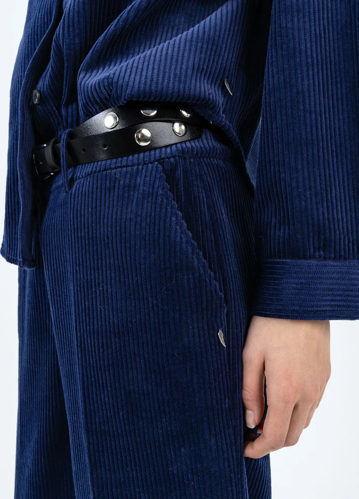 Coster Corduroy Shirt Eclipse Blue - Image 4