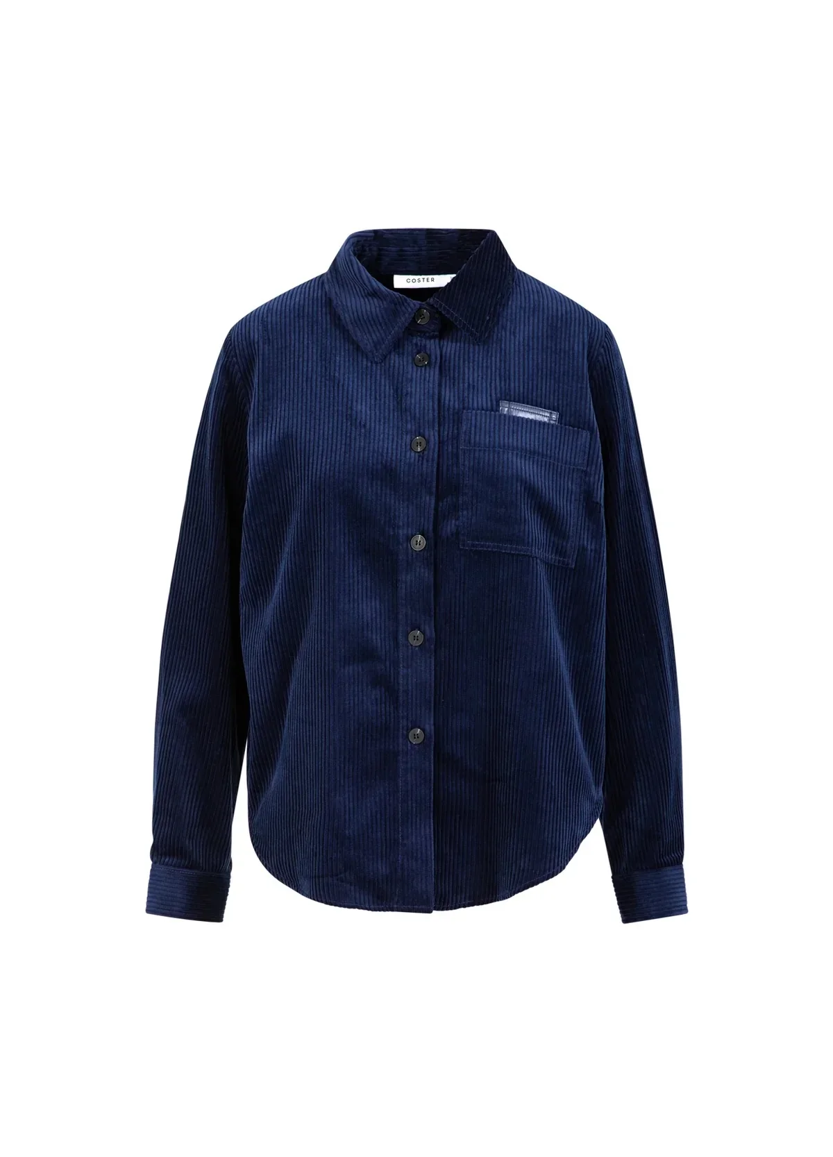 Coster Corduroy Shirt Eclipse Blue - Image 5