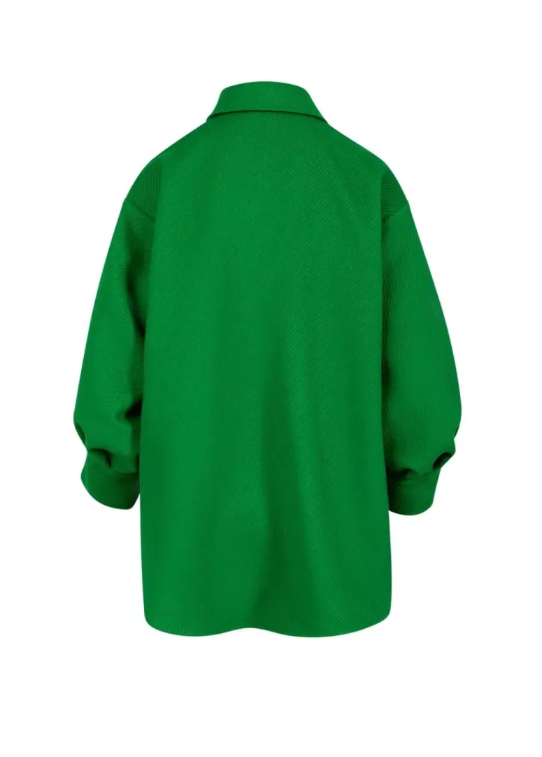 Coster Oversized Corduroy Jacket Lush Green - Image 3