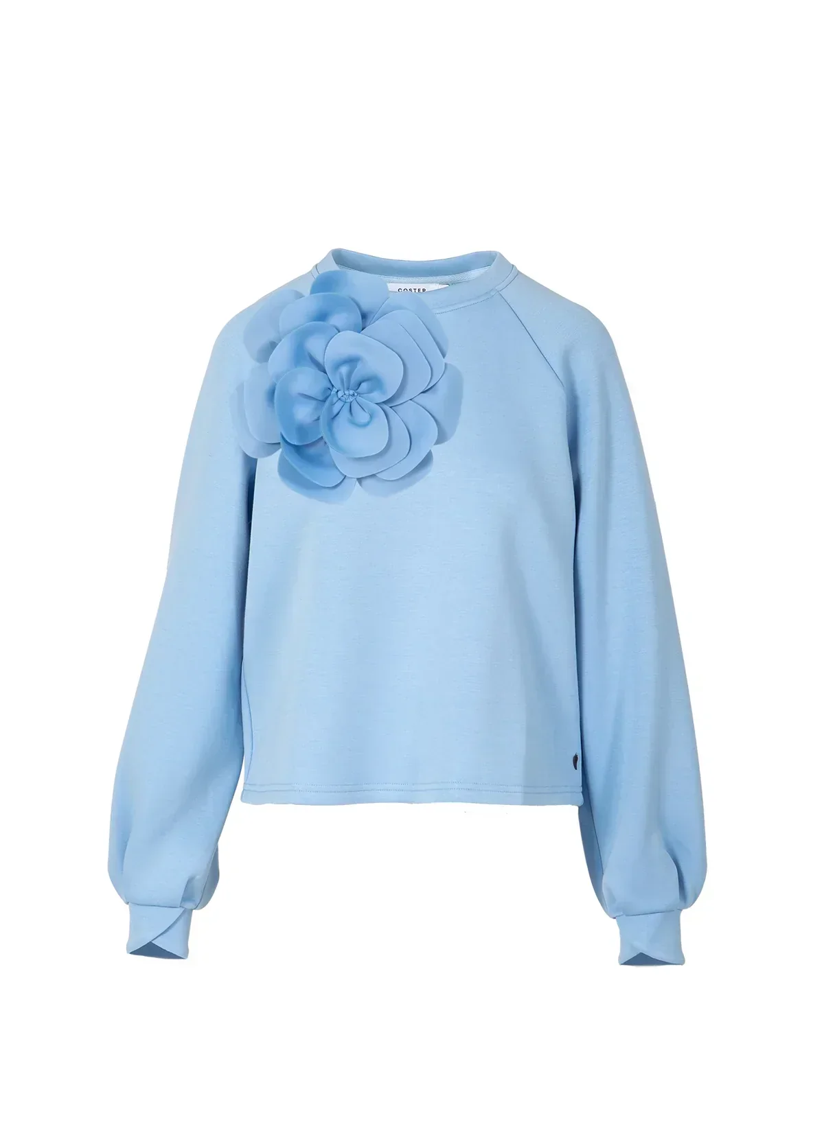 Coster Scuba Sweatshirt with Rose Pastel Blue - Image 2
