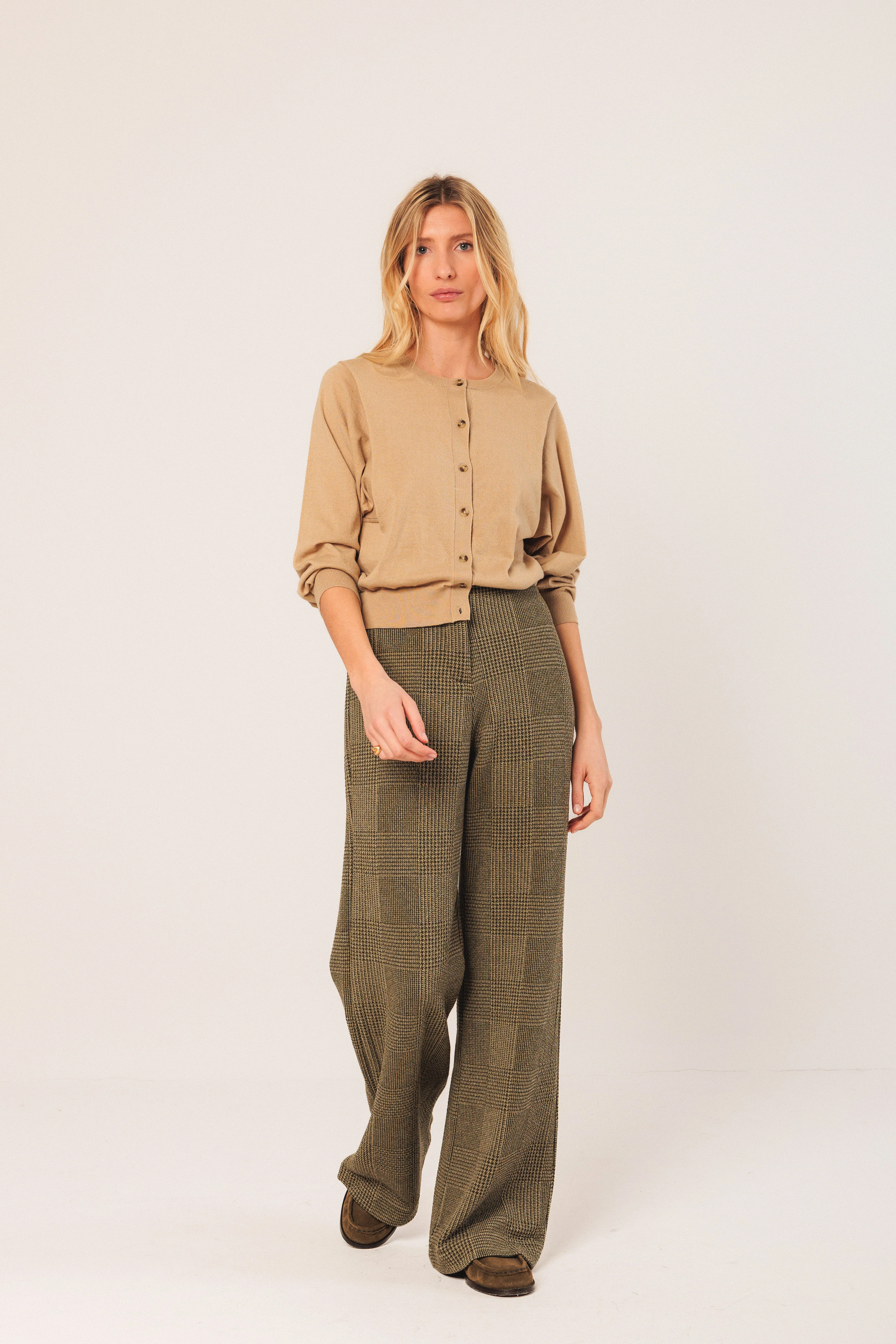 Indi and Cold Double Jacquard Knitted Pants - Image 6