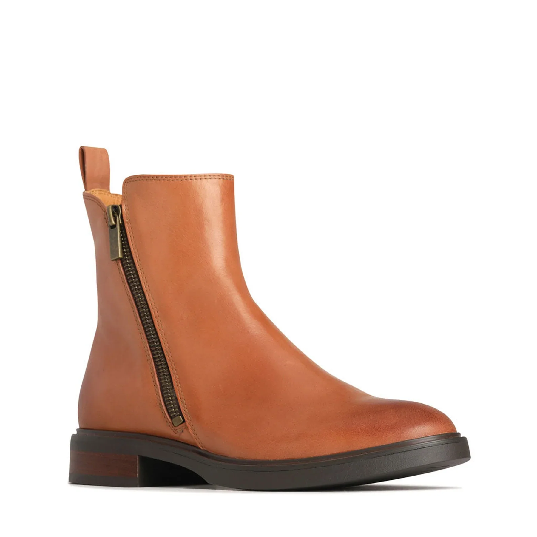 EOS Blaine Ankle Boot in Brandy - Image 3