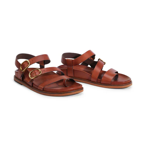 EOS Carmins Sandal in Brandy - Image 4