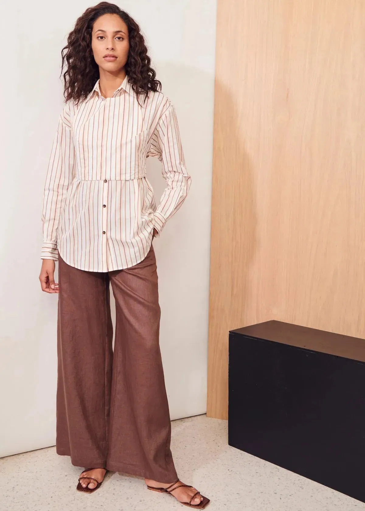 Apartment Clothing Gambit Pant in Chocolate - Image 3