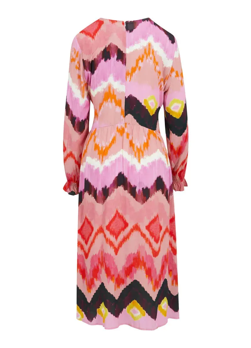 Coster Ikat Print Dress - Image 3