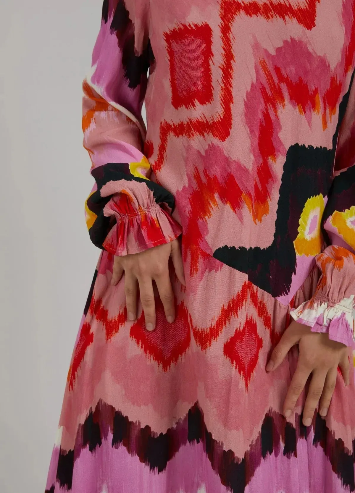 Coster Ikat Print Dress - Image 5