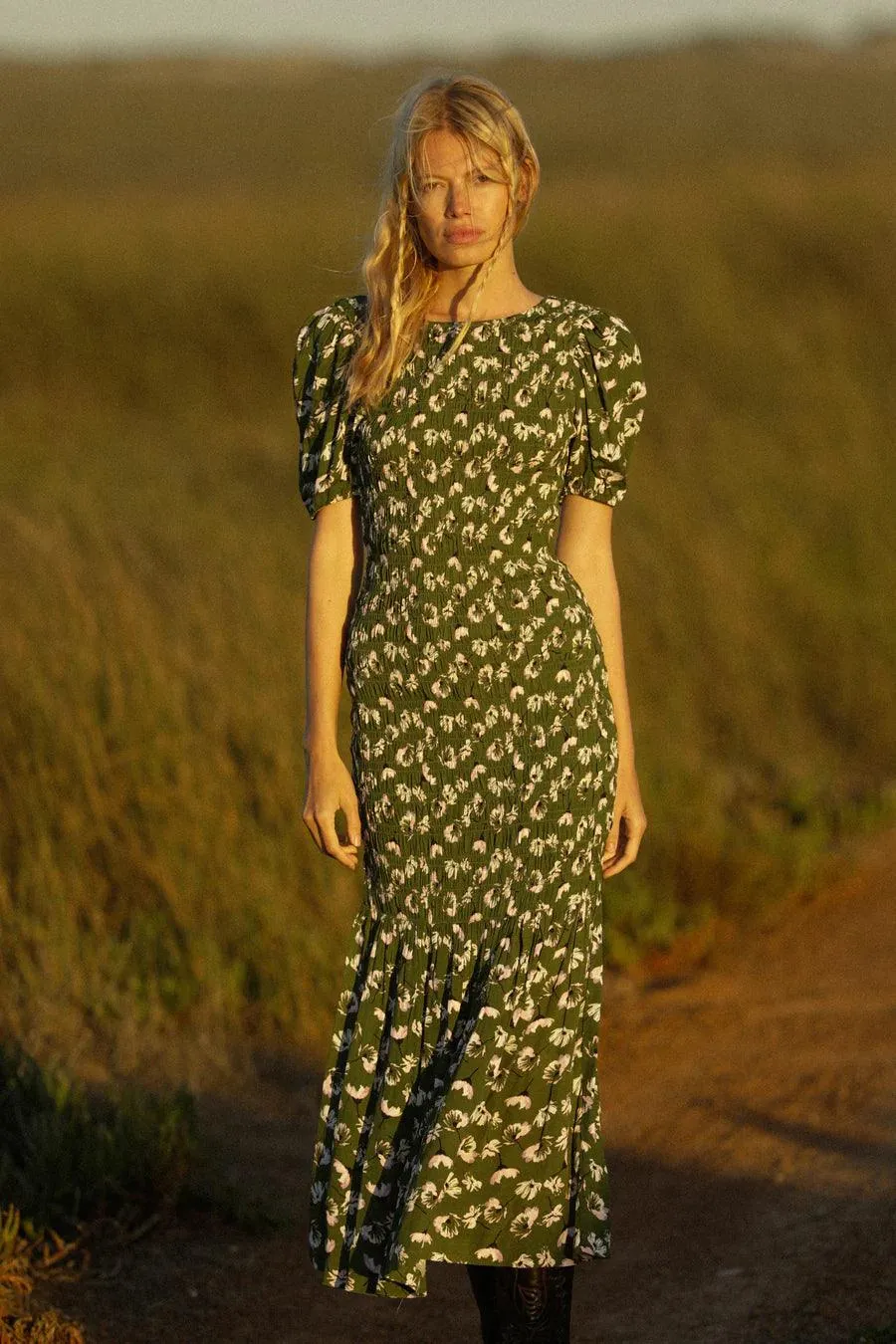 Rue Stiic Isabella Maxi Smock Dress in Garden Bloom - Final Sale - Image 8