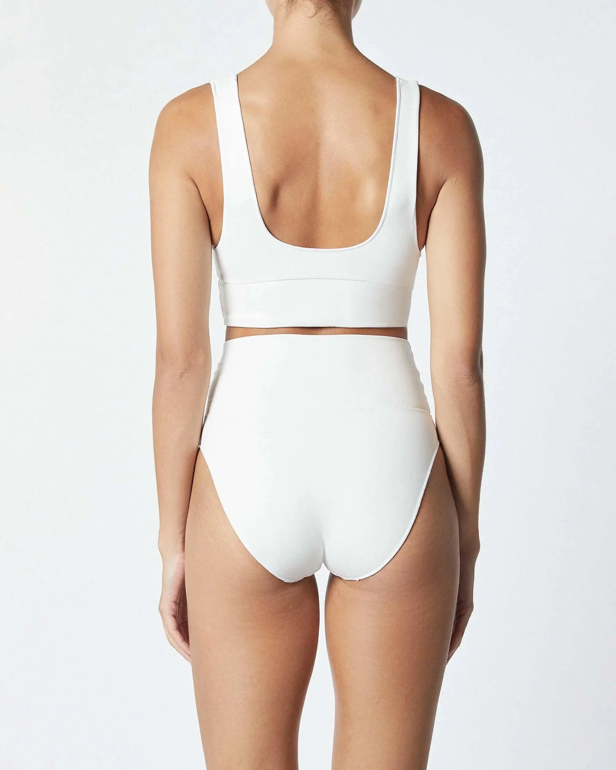 It’s Now Cool Contour Crop Top in White - Image 10