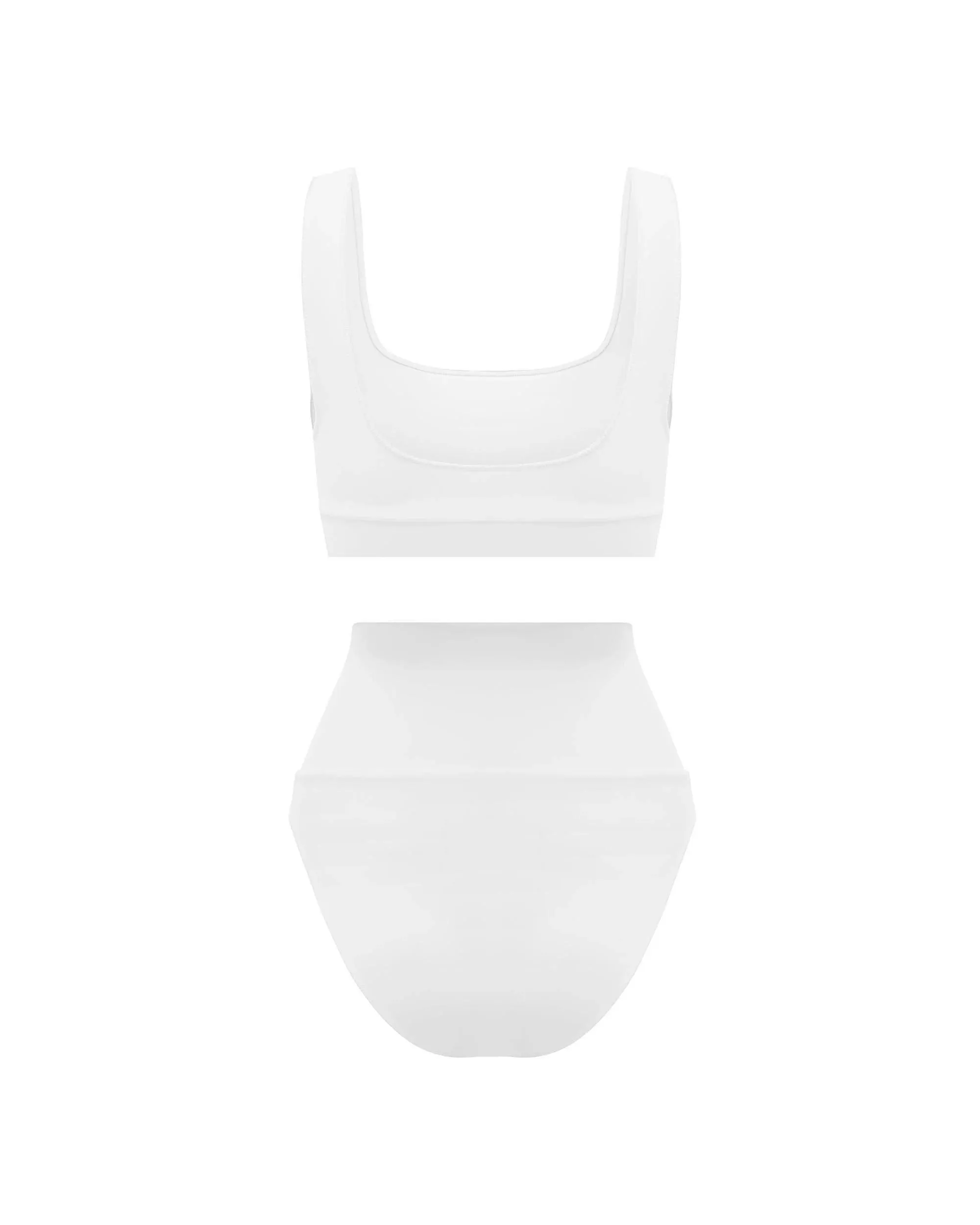It’s Now Cool Contour Crop Top in White - Image 3