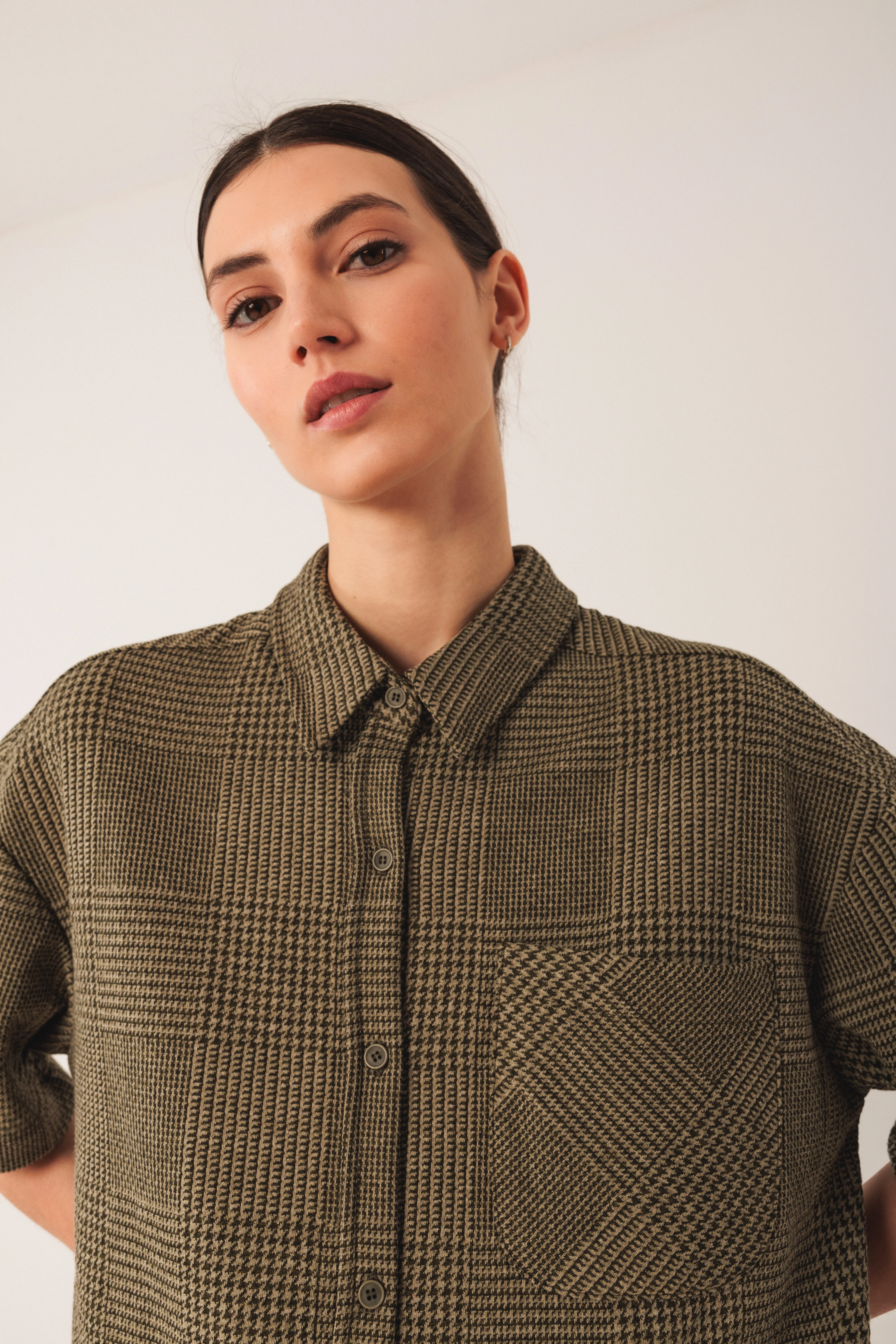 Indi and Cold Jacquard Knit Overshirt - Image 5
