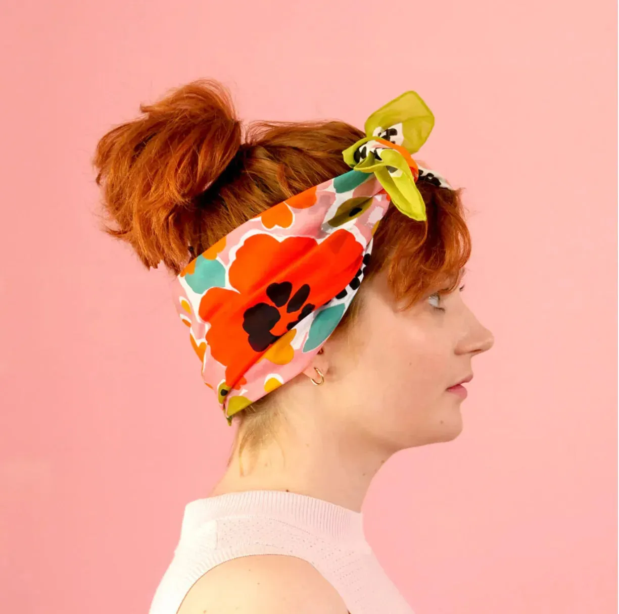 Julie White Tropical Garden Small Scarf - Image 3