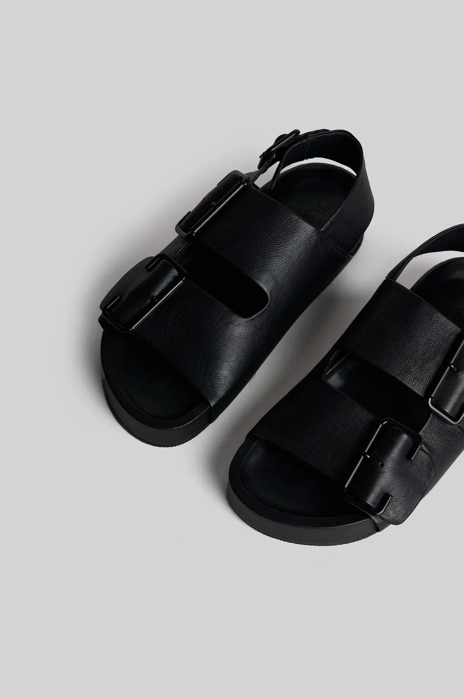 JVAM Joi Leather Sandal in Black - Image 3