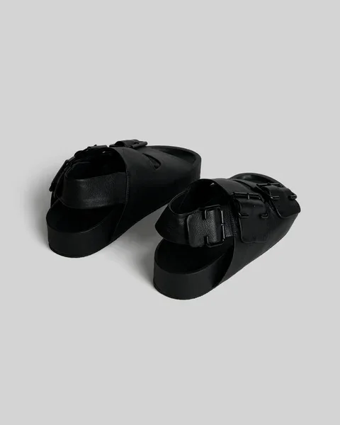 JVAM Joi Leather Sandal in Black - Image 4