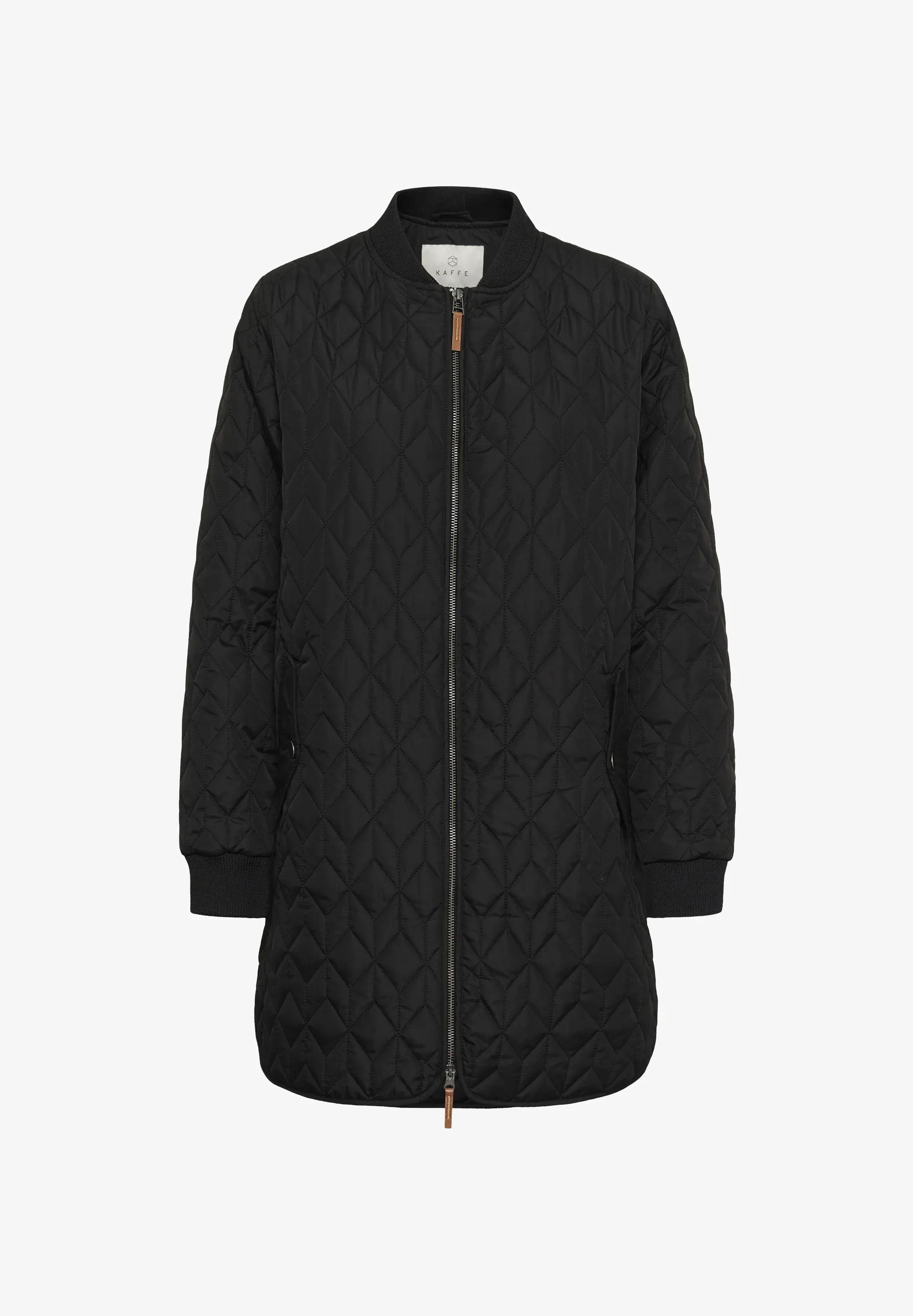 Kaffe KAlelia Long Quilt Jacket Black - Image 5