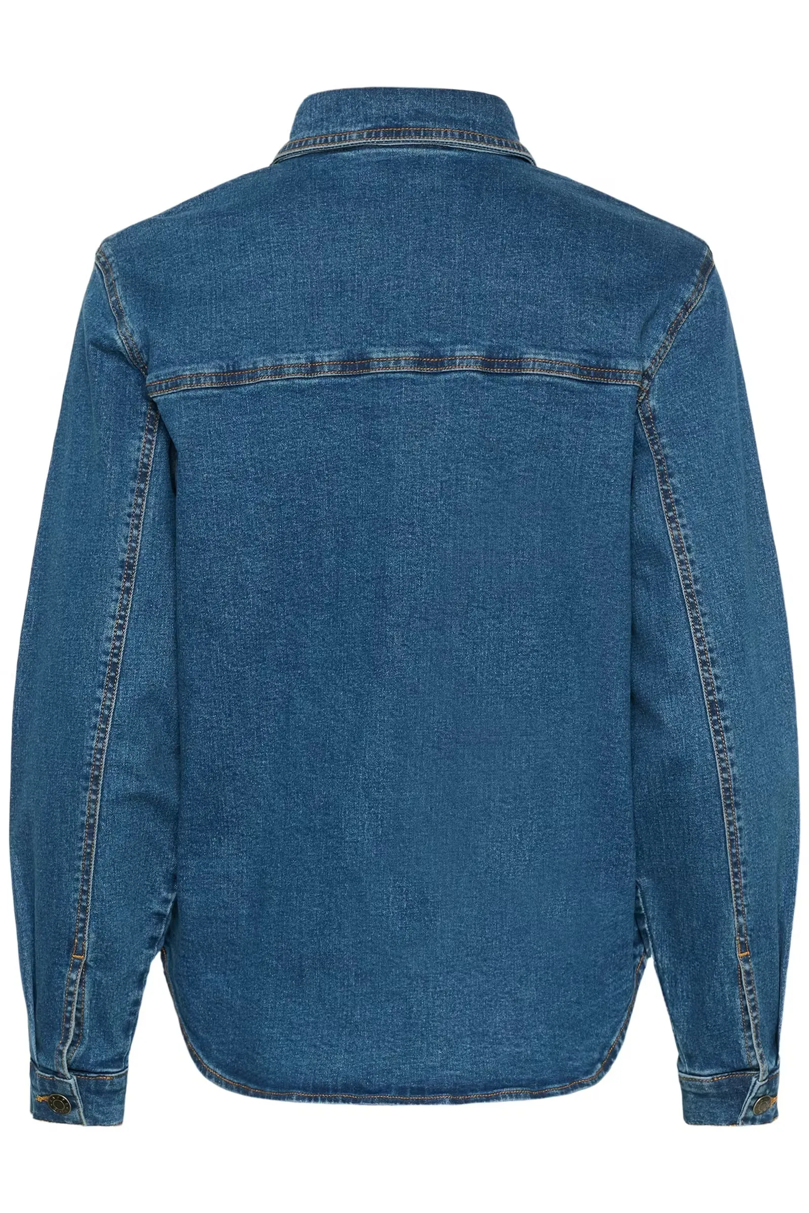 Kaffe KAlena Denim Shirt Medium Denim Blue - Image 5