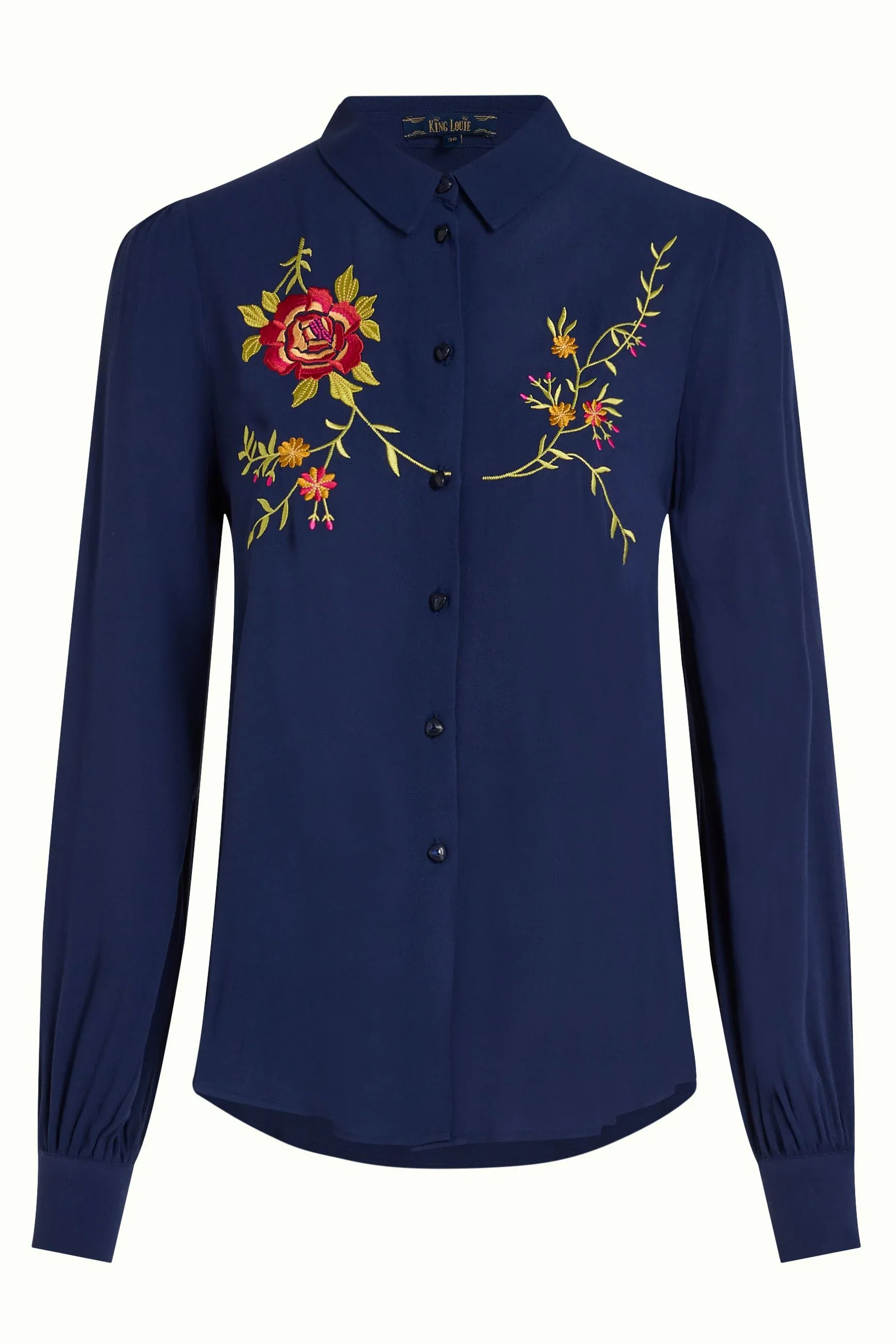 King Louie Maisie Blouse in Dakota Embroidery - Image 3