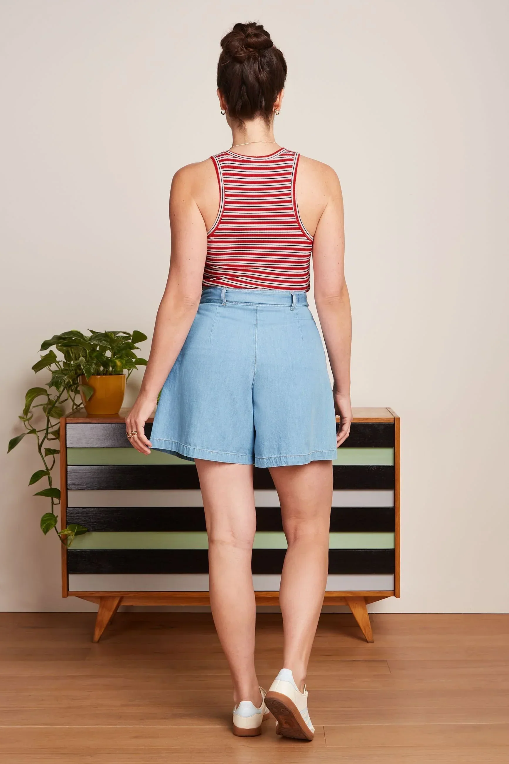 King Louie Marnie Shorts Festa Light Denim - Image 3