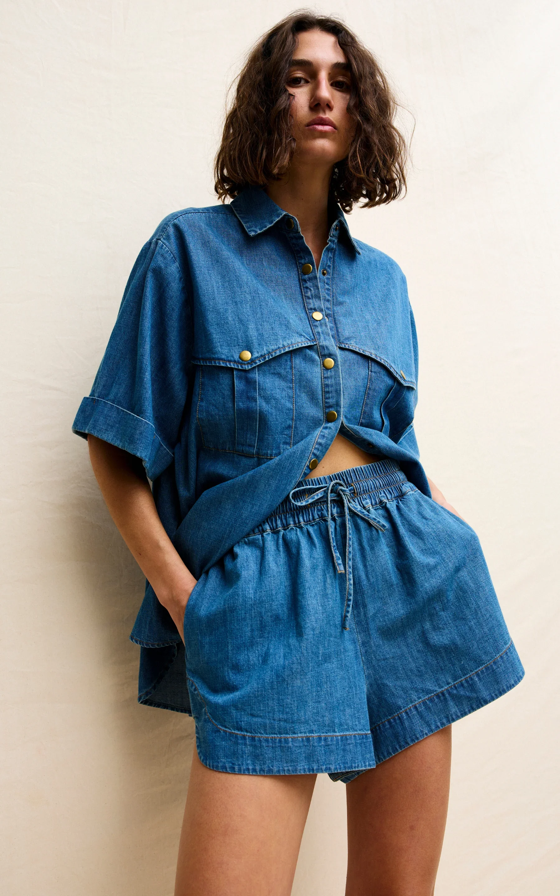 Kinney Bella Shirt Denim - Image 7
