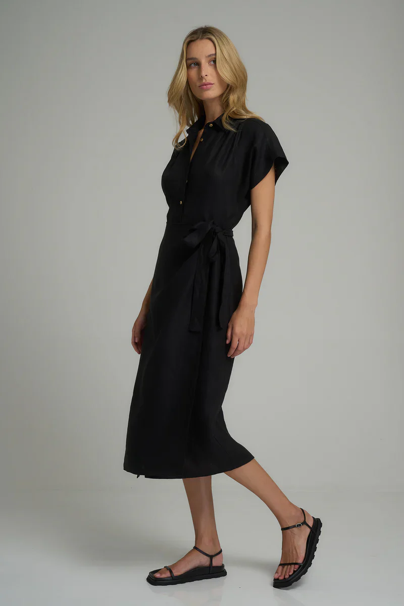 Lilya Danillo Dress in Black - Image 3