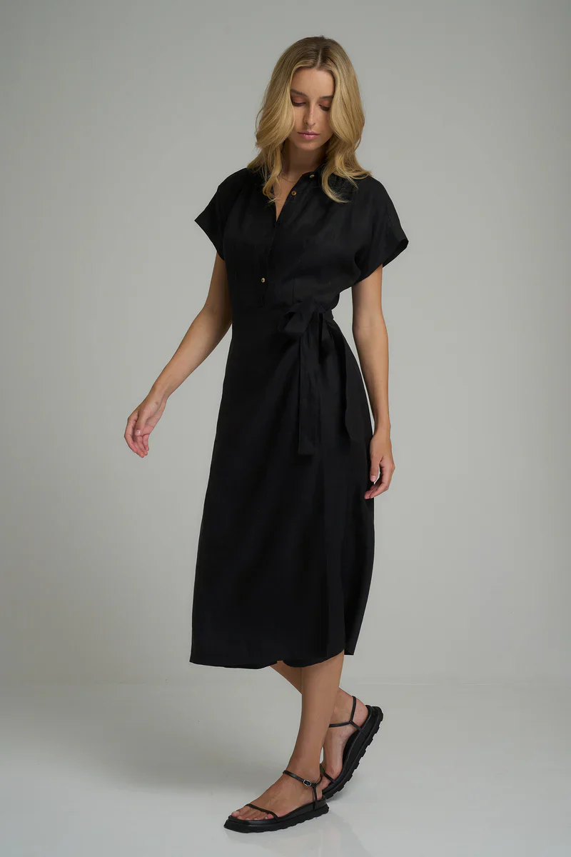 Lilya Danillo Dress in Black - Image 4