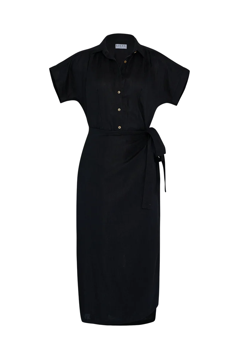Lilya Danillo Dress in Black - Image 5