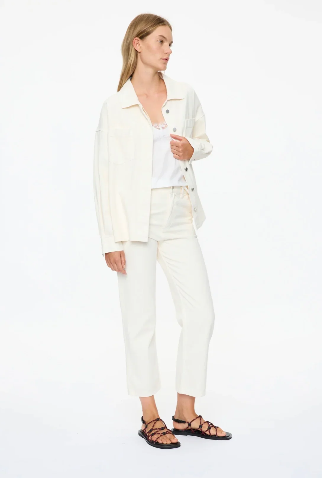 LMND Liora Shacket Oat - Image 4