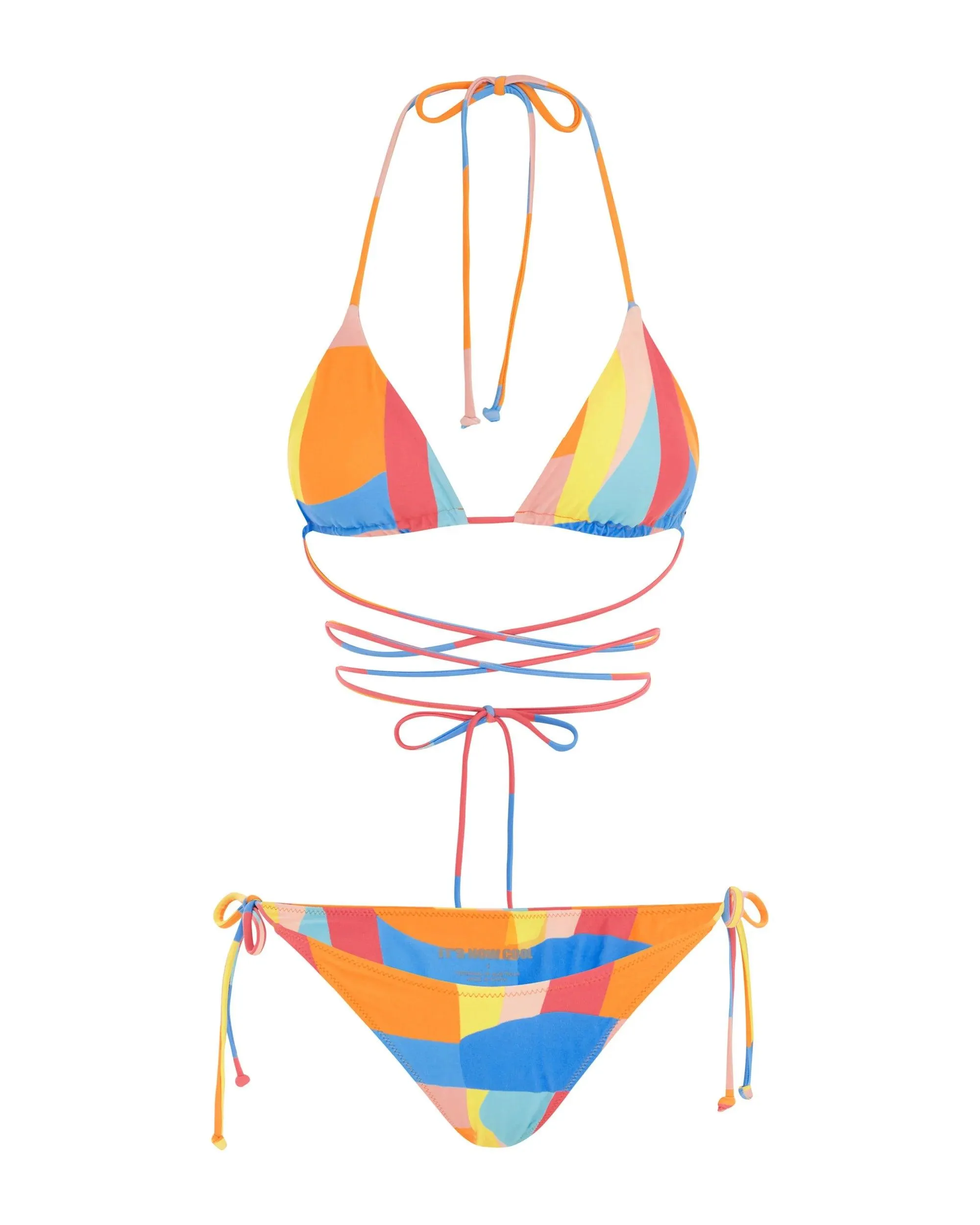 It's Now Cool Long Tie Tri Top in Farrago - Image 6