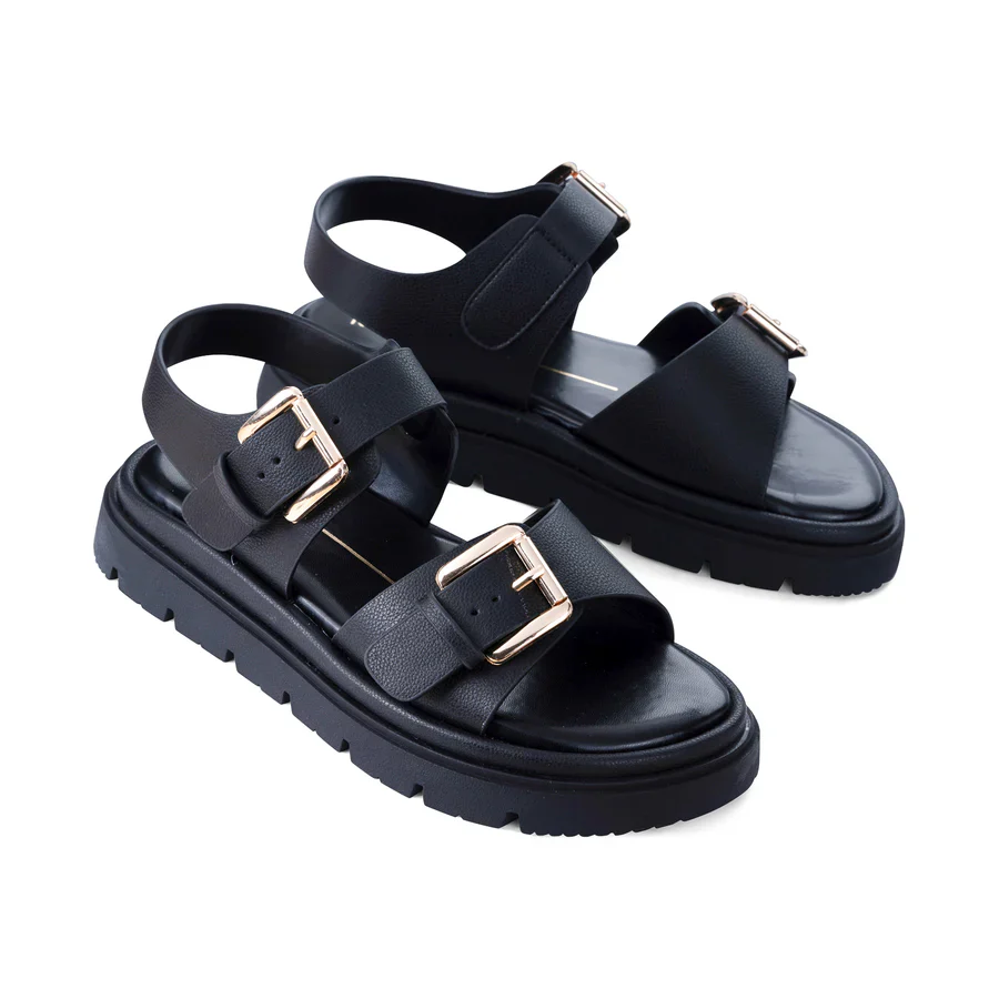 Los Cabos Toli Sandal in Black - Image 4