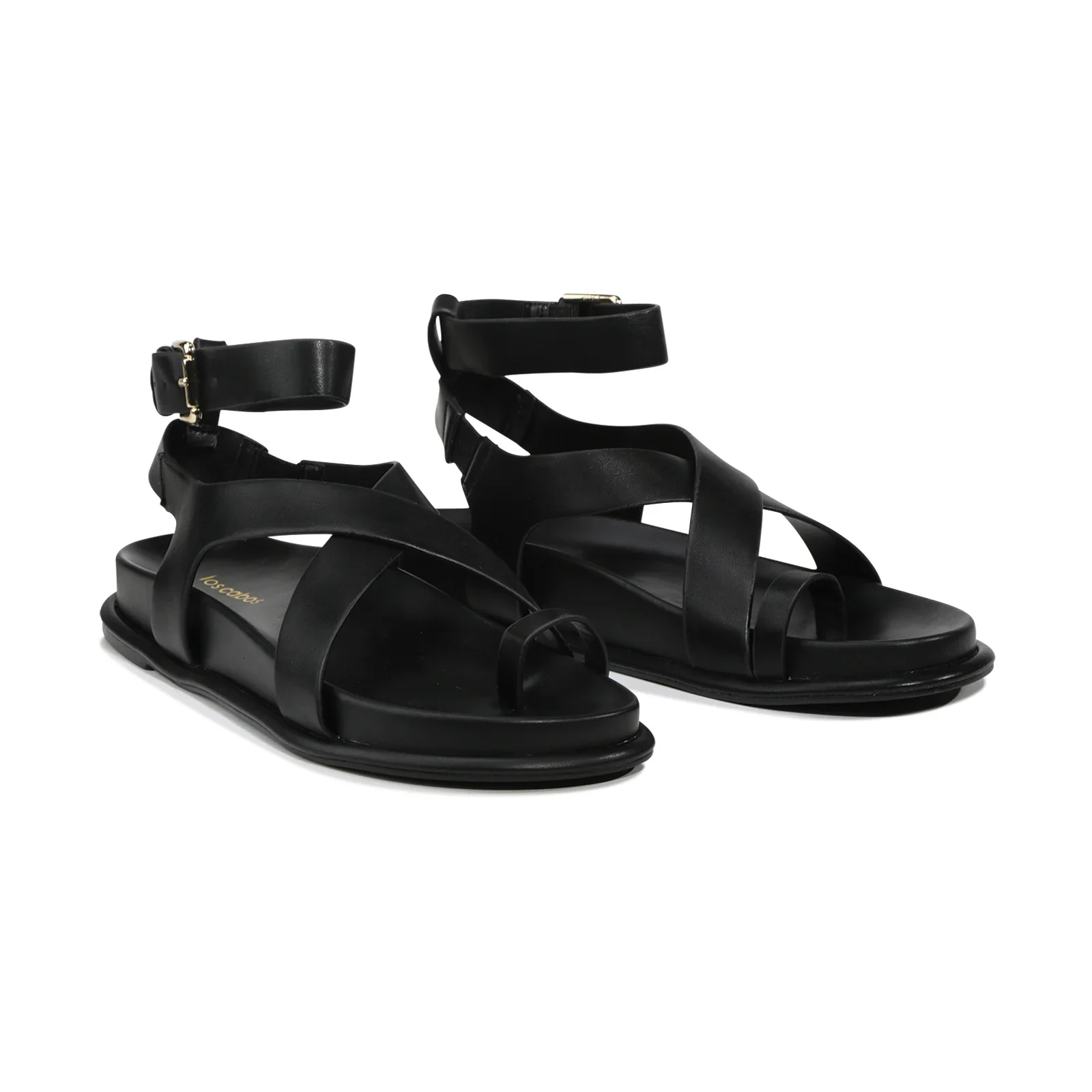 Los Cabos Valencia Sandal in Black - Image 5