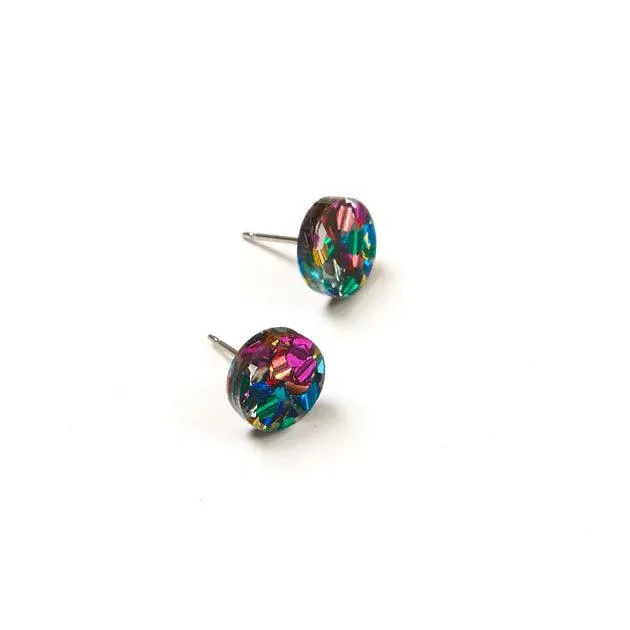 Martha Jean Mini Circle Stud Earrings - Image 4