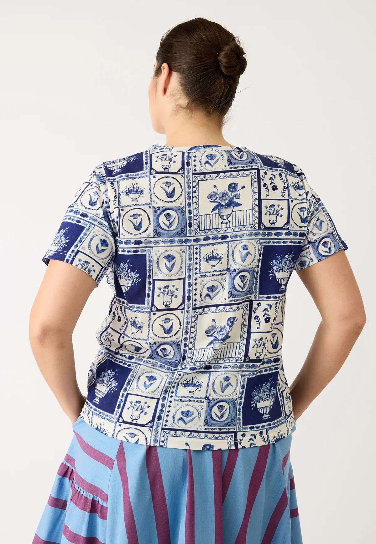Nancybird Apollo Tee in Lyon Tile - Image 7