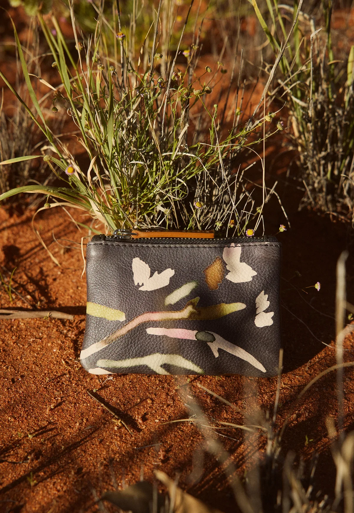Nancybird Leather Card Purse in Watercolour - Image 5