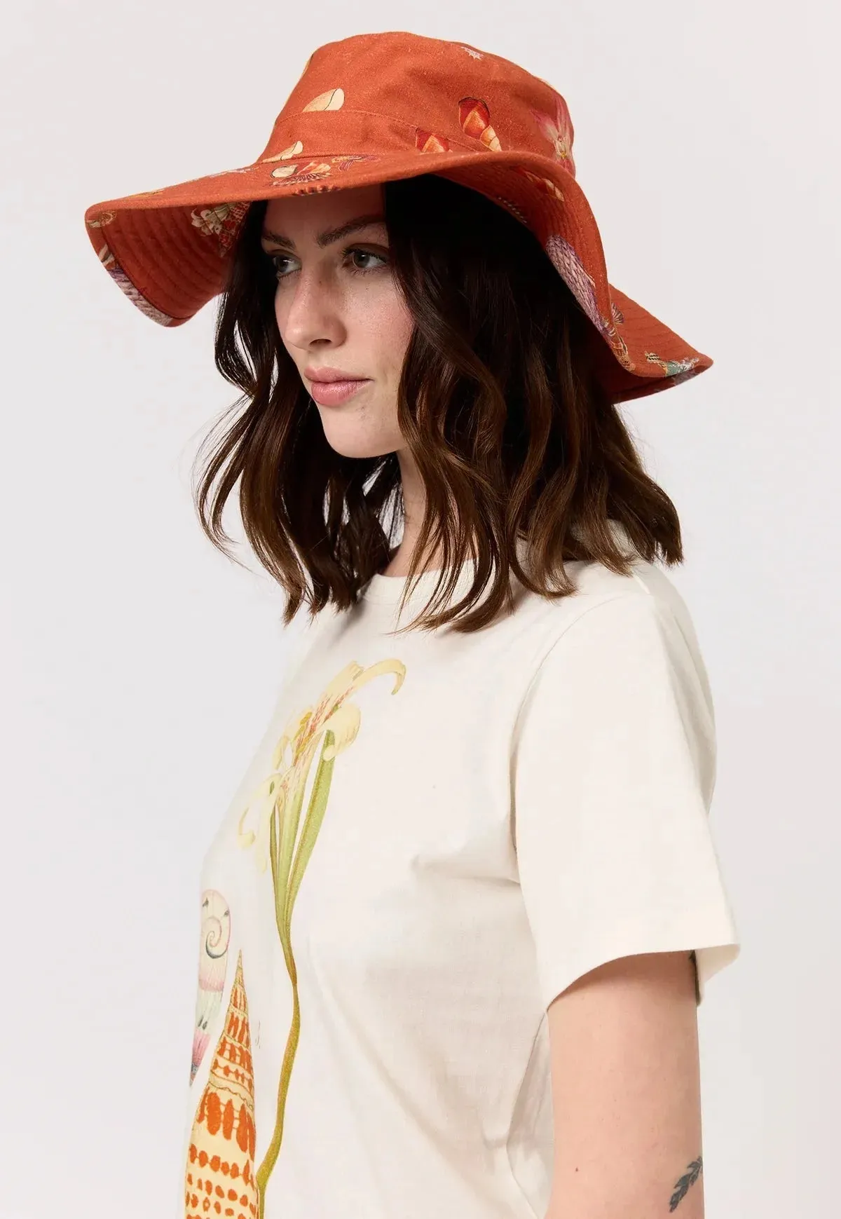 Nancybird Ete Hat in Rust Shell - Image 3