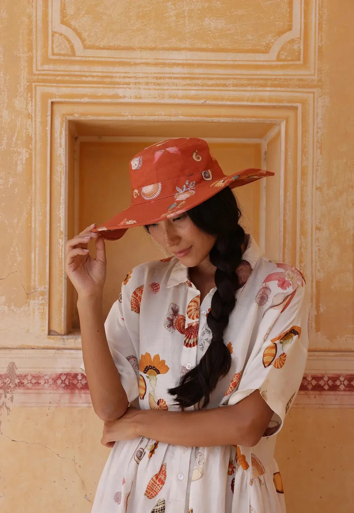 Nancybird Ete Hat in Rust Shell - Image 4