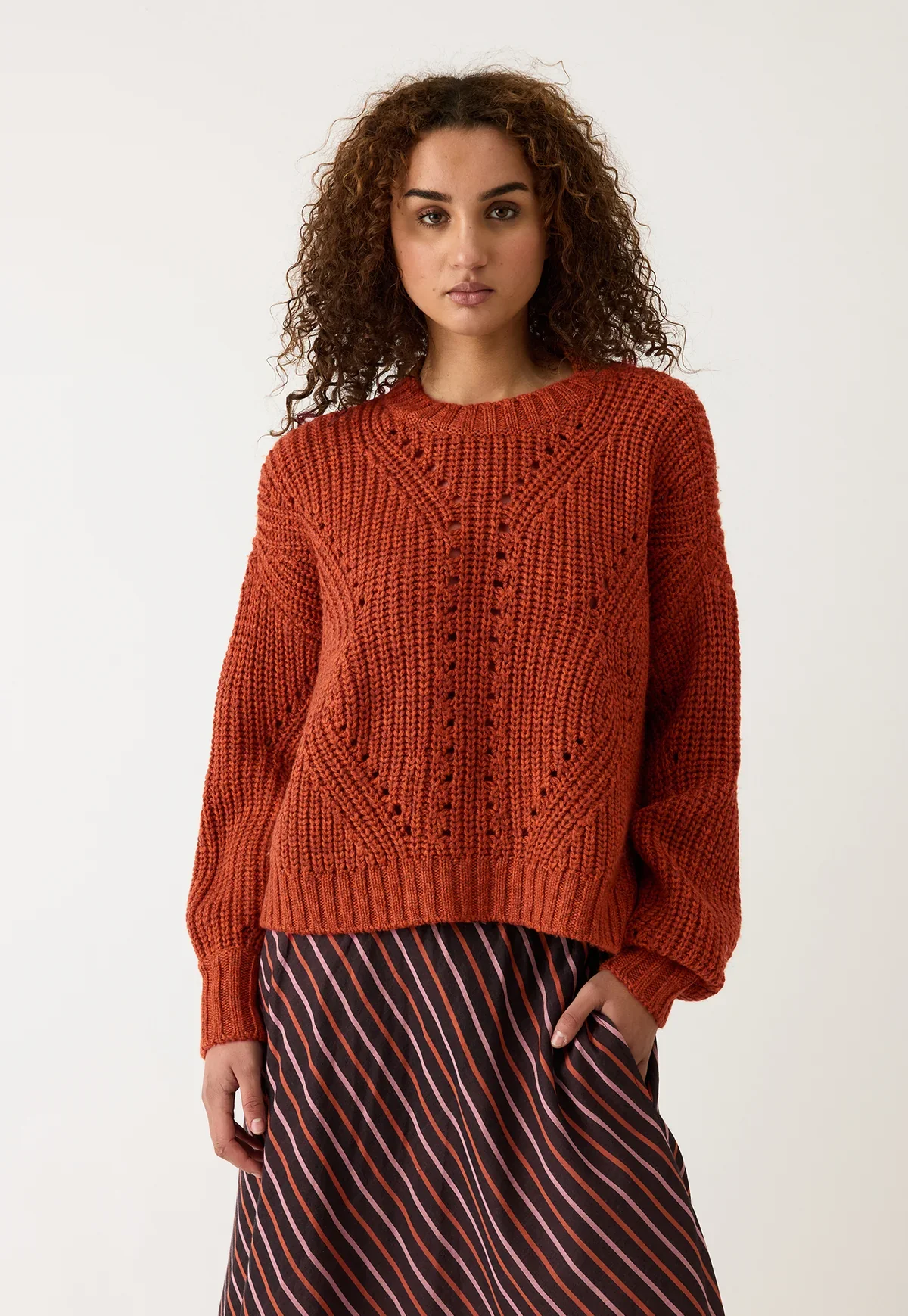 Nancybird Lou Knit in Rust - Image 2