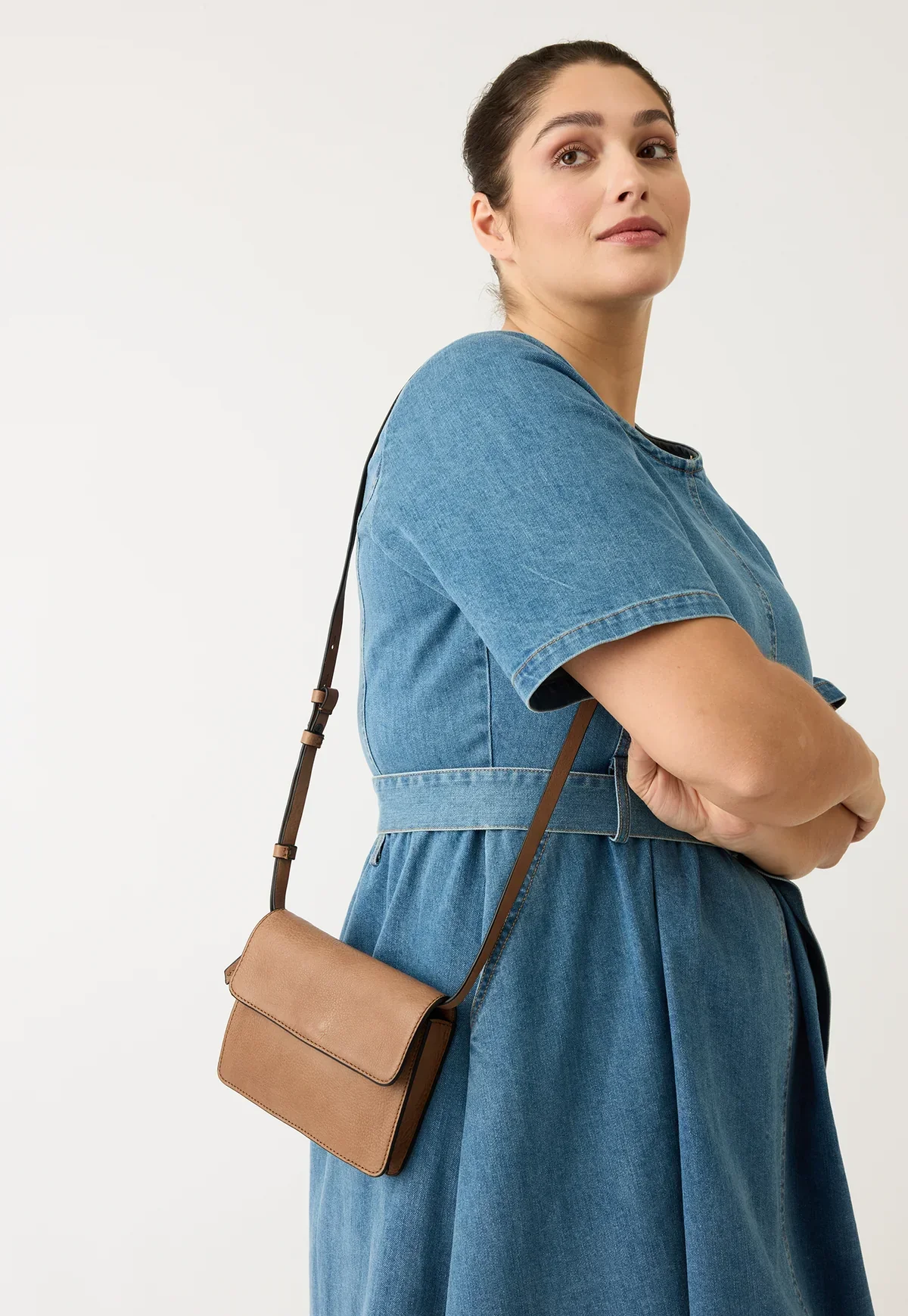 Nancybird Mini Fold Bag Stone - Image 5