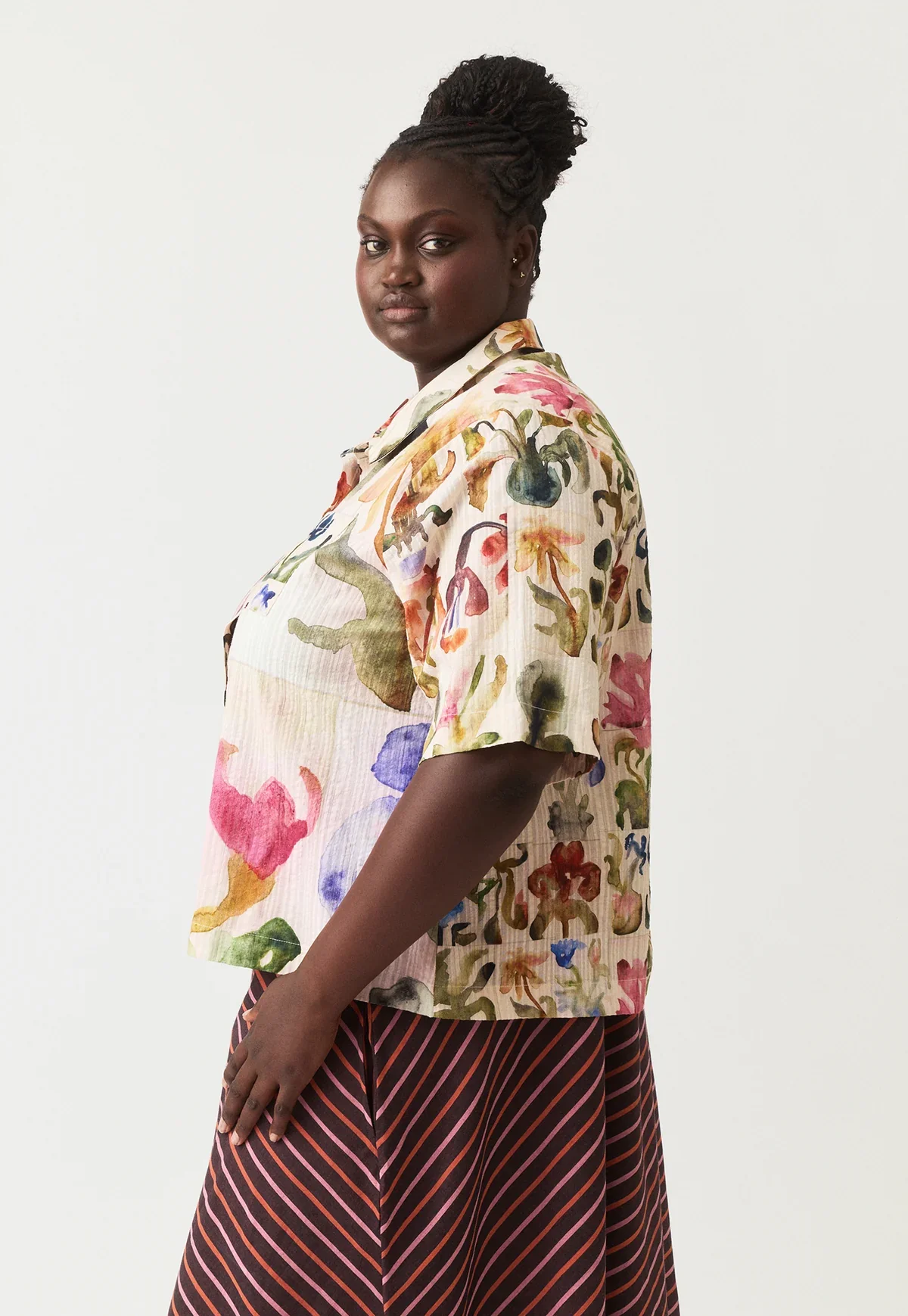 Nancybird Summer Shirt Watercolour Collage - Image 11