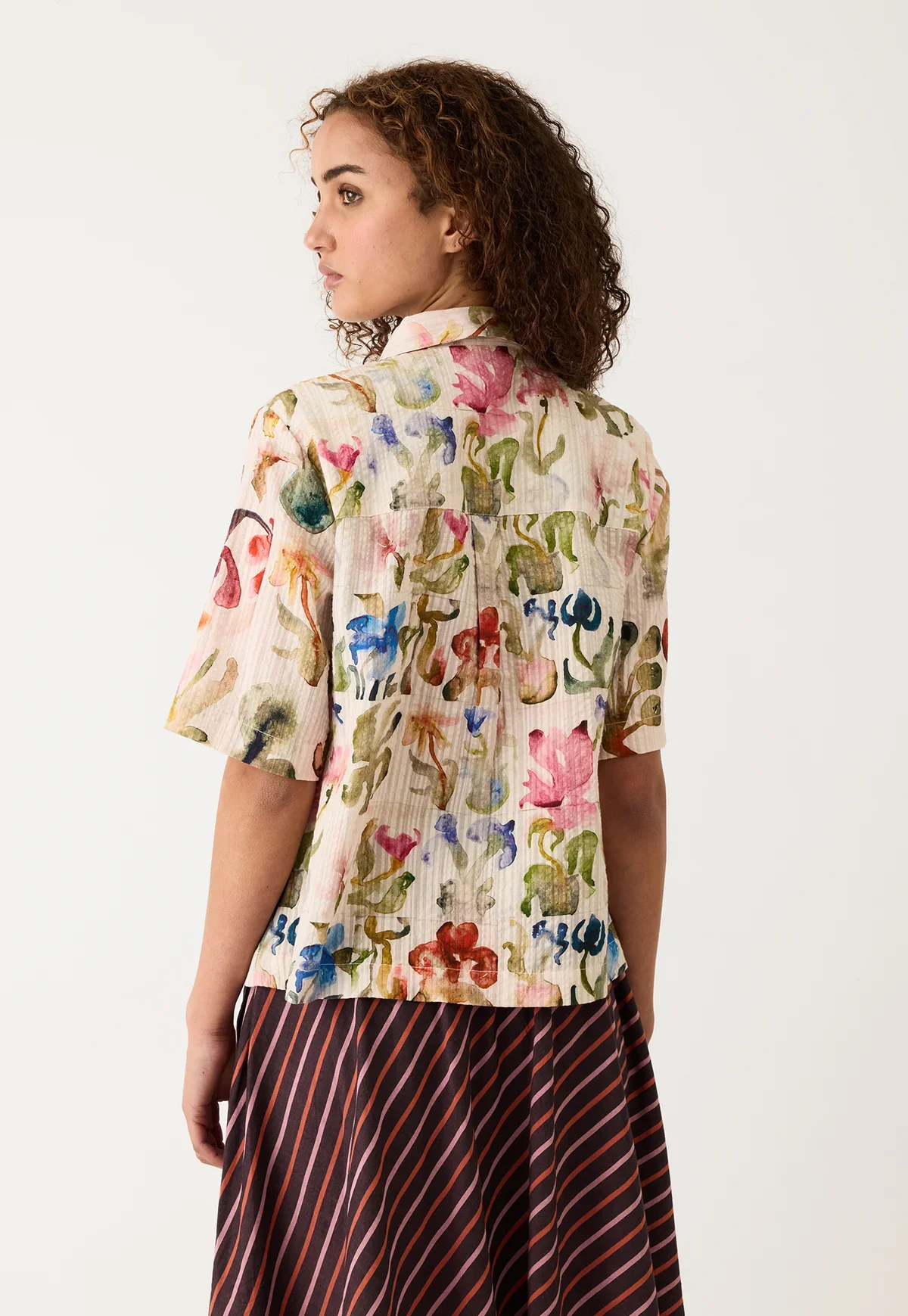 Nancybird Summer Shirt Watercolour Collage - Image 6